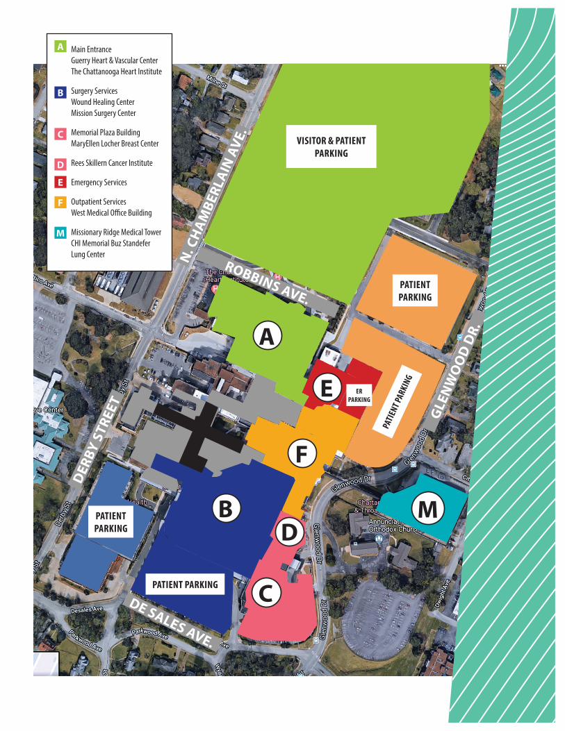 (PDF) Chattanooga Campus Map & Parking Instructions...Chattanooga ...